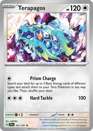 Terapagos 161/191 - Surging Sparks