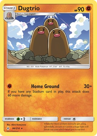 Dugtrio 86/214 - Unbroken Bonds