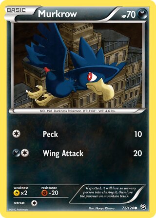 Murkrow 72/124 - Dragons Exalted