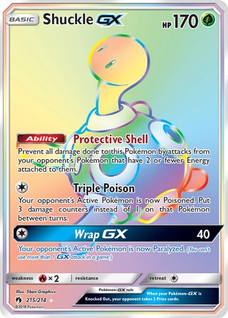 Shuckle-GX 215/214 - Lost Thunder