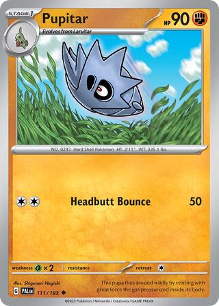 Pupitar 111/193 - Paldea Evolved