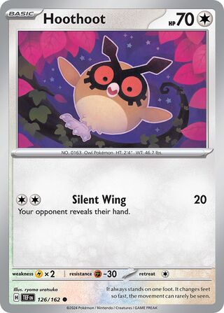 Hoothoot 126/162 - Temporal Forces