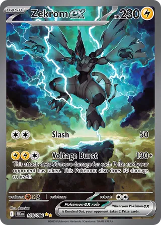 Zekrom ex 166/086 - Black Bolt
