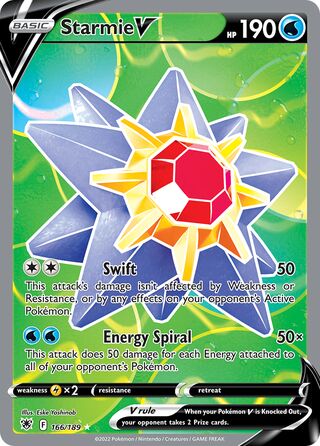 Starmie V 166/189 - Astral Radiance