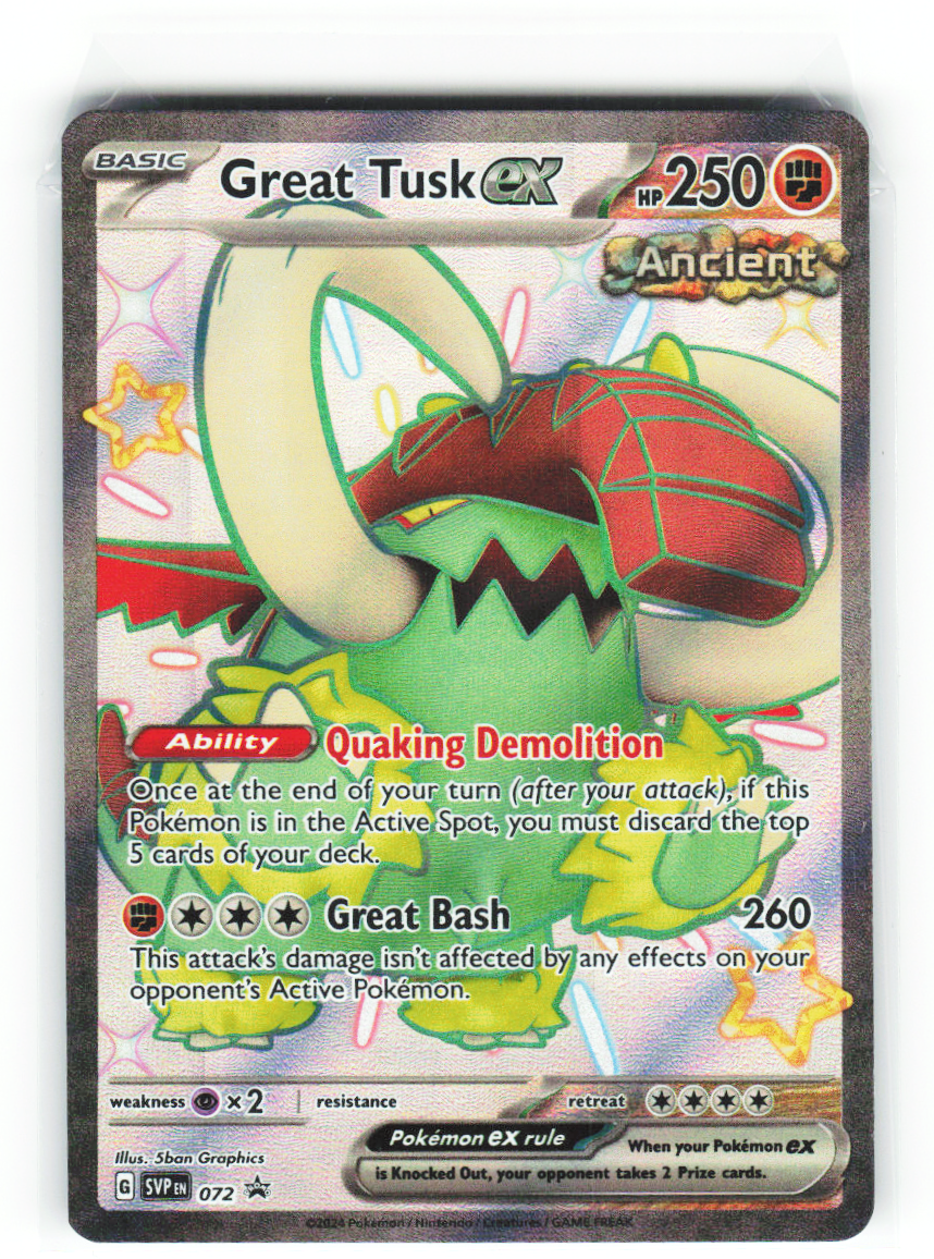 Great Tusk ex 072 - Scarlet & Violet Promos