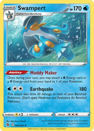 Swampert 064/264 - Fusion Strike