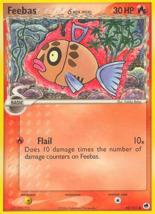 Feebas 49/101 - Dragon Frontiers