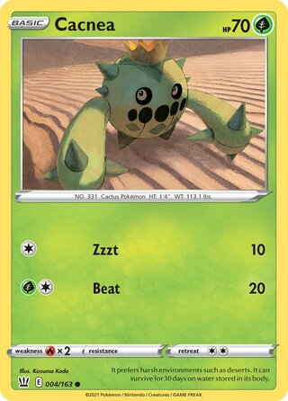 Cacnea 004/163 - Battle Styles