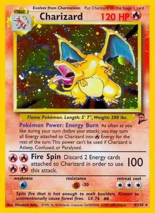 Charizard 4/130 - Base Set 2