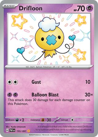 Drifloon 155/091 - Paldean Fates