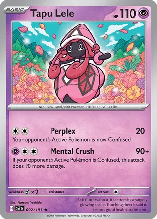 Tapu Lele 092/191 - Surging Sparks