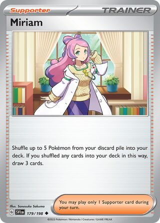 Miriam 179/198 - Scarlet & Violet Base