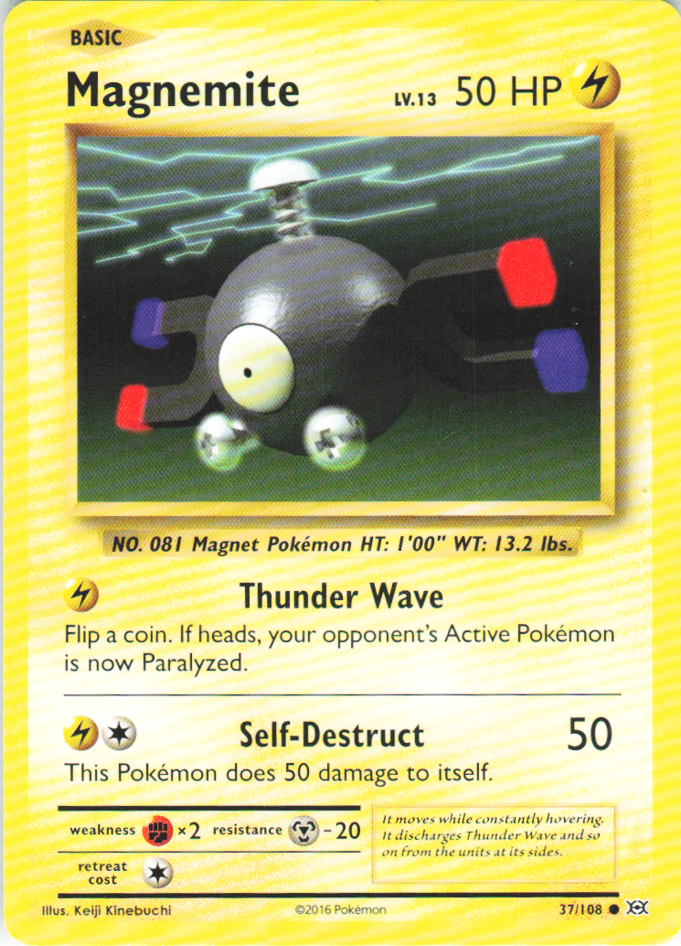 Magnemite 37/108 - Evolutions