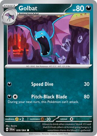 Golbat 028/064 - Shrouded Fable