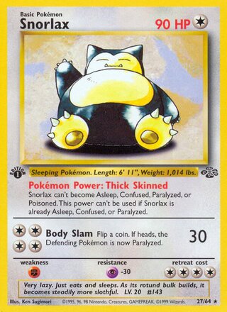 Snorlax 27/64 - Jungle