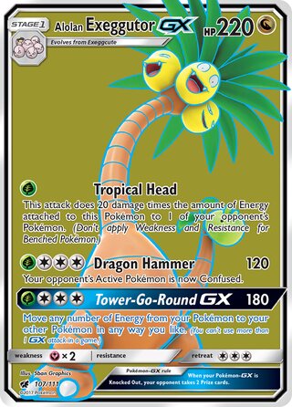 Alolan Exeggutor-GX 107/111 - Crimson Invasion