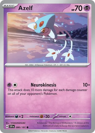 Azelf 080/191 - Surging Sparks