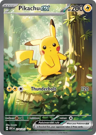 Pikachu ex 276/217 - Ascended Heroes