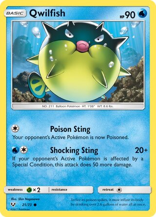 Qwilfish 21/73 - Shining Legends