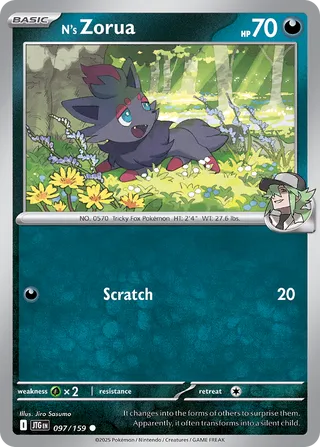 N's Zorua 097/159 - Journey Together