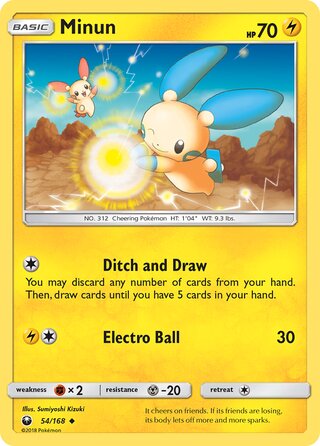 Minun 54/168 - Celestial Storm