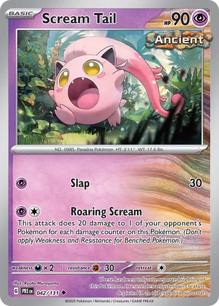 Scream Tail 042/131 - Prismatic Evolutions