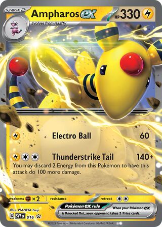 Ampharos ex 016 - Scarlet & Violet Promos