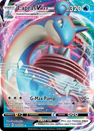 Lapras VMAX 050/202 - Sword & Shield Base