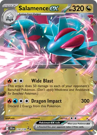 Salamence ex 114/159 - Journey Together
