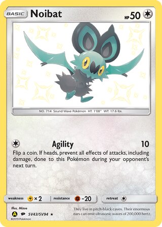 Noibat SV43/SV94 - Hidden Fates