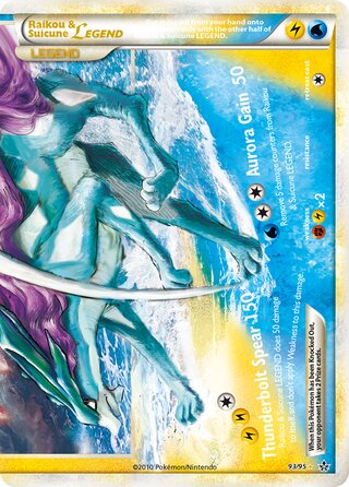 Raikou & Suicune LEGEND 93/95 - Unleashed