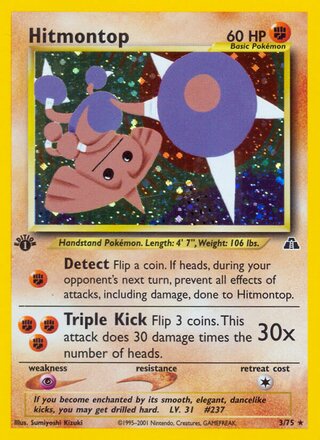 Hitmontop 3/75 - Neo Discovery