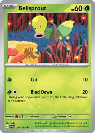Bellsprout 069/165 - Scarlet & Violet 151