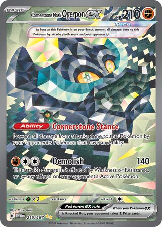 Cornerstone Mask Ogerpon ex 215/167 - Twilight Masquerade