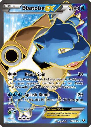 Blastoise-EX 142/146 - XY Base