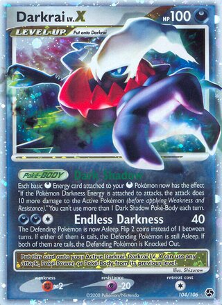 Darkrai LV.X 104/106 - Emerald