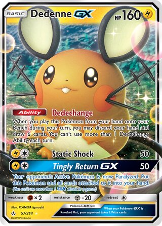 Dedenne-GX 57/214 - Unbroken Bonds