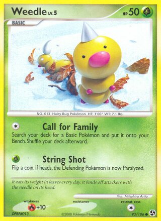 Weedle 93/106 - Emerald