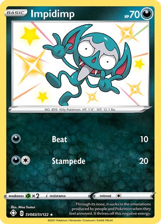 Impidimp SV083/SV122 - Shining Fates