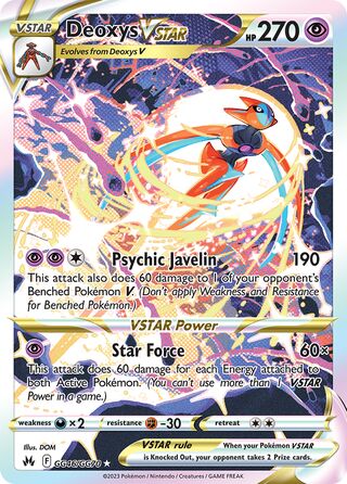Deoxys VSTAR GG46/GG70 - Crown Zenith