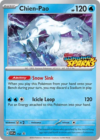 Chien-Pao 152 - Scarlet & Violet Promos