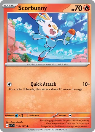 Scorbunny 036/217 - Ascended Heroes