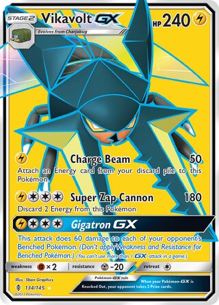 Vikavolt-GX 134/145 - Guardians Rising