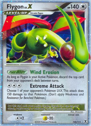 Flygon LV.X 105/111 - Rising Rivals