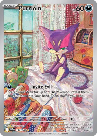 Purrloin 136/086 - White Flare
