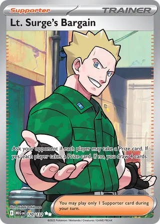 Lt. Surge's Bargain 170/132 - Mega Evolution Base