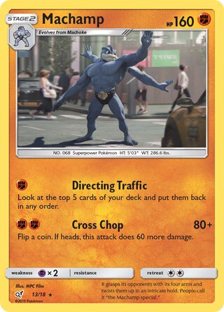 Machamp 13/18 - Detective Pikachu
