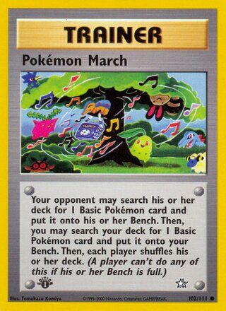Pokémon March 102/111 - Neo Genesis