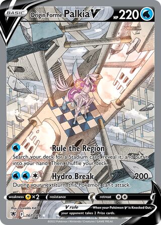 Origin Forme Palkia V 167/189 - Astral Radiance