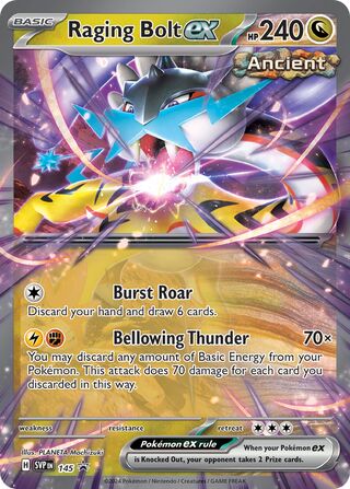 Raging Bolt ex 145 - Scarlet & Violet Promos